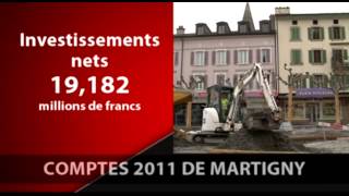 Martigny a le sourire au moment du bouclement des comptes 2011