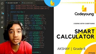 Smart Calculator| Python Project | Coder Akshay | Learn Coding | Codeyoung