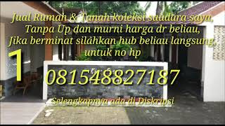 Di Jual Rumah \u0026 Tanah Milik Pribadi Area Sekitar Bandara YIA dan TOL Kulon Progo