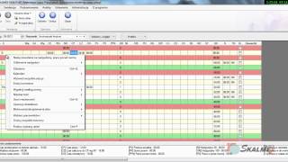 Miesięczna ewidencja czasu pracy (RCP Skalmex)