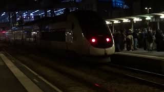 TGV INOUI - Arrivée de 2 rames 3UFC l'Océane en gare de Rennes.