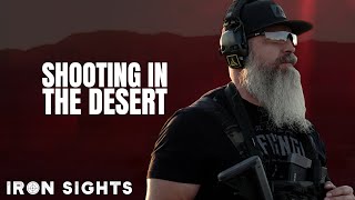 Shooting Guns In The California Desert