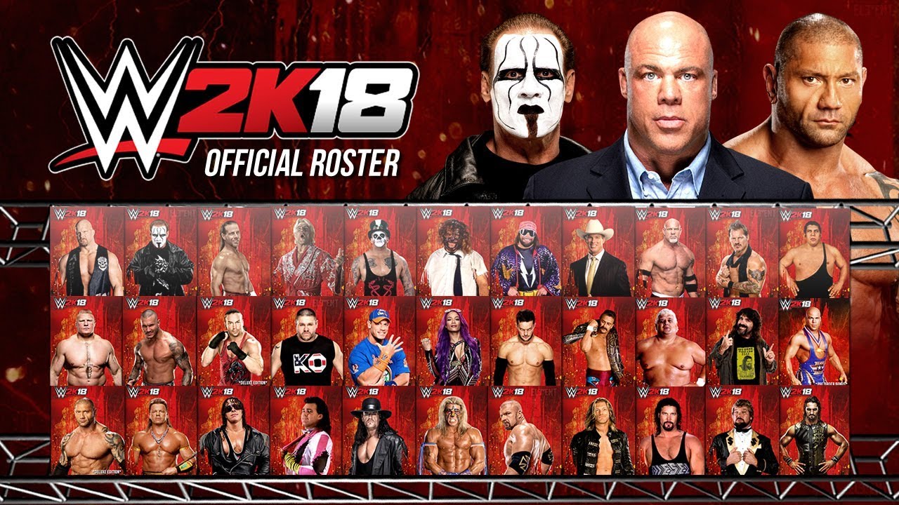 WWE 2K18 Roster All Confirmed Superstars So Far 2 (WWE 2K18 News) - YouTube