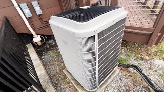 2011 Bryant Evolution 2 Stage 5 Ton Heat Pump Starting Up & Running (Heat Mode)