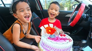 Happy Birthhday Song |  We are in the Car | Nursery Rhymes \u0026 Kids Songs - Kids Diana TV