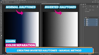 How to Manually Create Normal and Inverted Halftones in Photoshop for Screen Printing