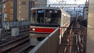 東急目黒線3000系3111F新横浜線試運転武蔵小杉駅到着(2023/2/16)