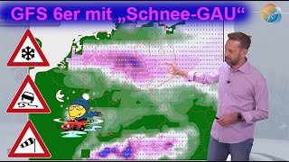 Aktuelle Berechnungen sehen die Luftmassengrenze weiter südlich mit Schnee \u0026 Wind zu Weihnachten!