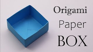 Easy Origami Masu Box Tutorial | DIY Origami Paper Crafts