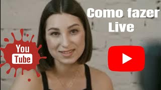 como fazer live gravada no YouTube sem aparecer