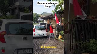 Tragedi 30 September | Bendera setengah tiang