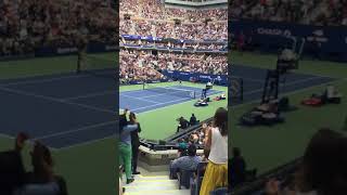 US Open female final 2019: 6-3 5-5 (Serena Williams - Bianca Andreescu)
