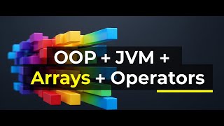 Java Full Course Part 1: OOP Concepts, JVM, Arrays, Control Flow, Operators | Core + Advanced Java
