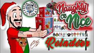 TENIME’s Toys!! Fresh Monkey Fiction Naughty or Nice 9 Tiny Reindeer \u0026 Saddle and Reins Review