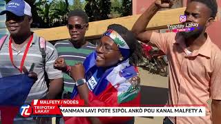 Trè bèl jès! Madam Bertude aka Manman Lavi, debake Ayiti vin pote sipò pou kanal Malfety a