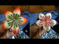 How to make a colorful paper flower (Unique) LifeStyle Designs