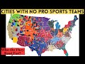 Cities With No Sports Teams: Who Do They Root For?