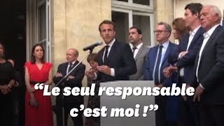 Affaire Alexandre Benalla: la vidéo de la mise au point de Macron