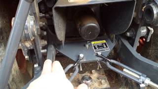 Kubota BX25D 3 pt hitch attachment reminder