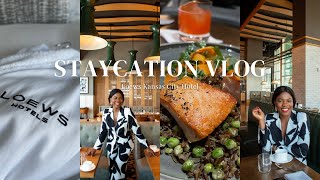 Staycation Vlog | KCMO Staycation | Loews Hotel Kansas City | Dinner at The Stilwell Restaurant