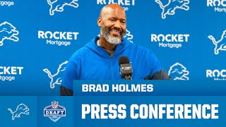 Brad Holmes NFL Draft Day 3 Press Conference | April 27, 2024