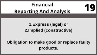 Financial Reporting and Analysis in Hindi Urdu mBF646 LECTURE 19