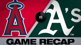 5/27/19: A's win 10th straight behind 3 home runs