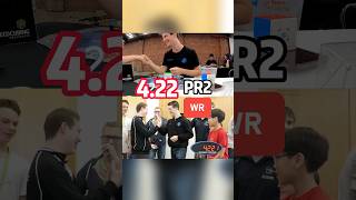 4.22 3x3 Single WR vs 4.22 PR2 Feliks Zemdegs | Same LL