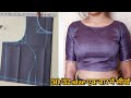 32 size princess cut blouse cutting and stitching|32 inch boat neck princess cut blouse cutting