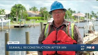 Seawall repair begins at Punta Gorda Isles