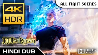 Gojo Saturo Powers \u0026 Fight Scenes In Hindi From Jujutsu Kaisen Season 1 \u0026 2! (4K 60FPS)