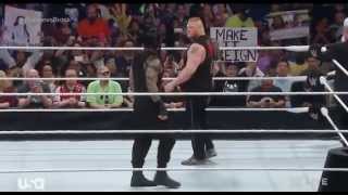 Roman Reigns confronts Brock Lesnar face to face: Raw, March 23, 2015