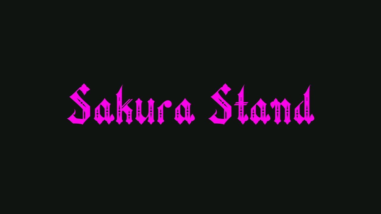 Stand script. Sakura Stand. Сакура станд. Sakura Stand логотип.