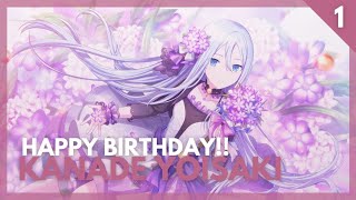 Happy Birthday!! - Kanade Yoisaki ୨୧ | Card Story 1