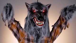 Lowe’s Halloween Hanging Animated Howling Werewolf