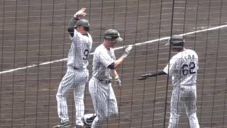 E･キャンベル 2ランホームラン 20170624 阪神タイガース 二軍