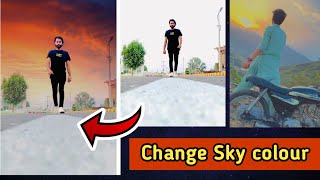 Sky colour Change Video Editing tutorial | Instagram reel New Trend Video Editting | Cloud effect