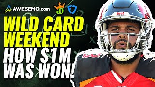 NFL DFS Lineup Review for Super Wild Card Weekend Playoffs | DraftKings & FanDuel NFL DFS Strategy