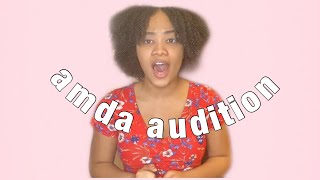 AMDA audition