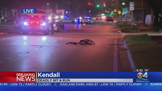 Bicyclist Killed In Hit And Run In Kendall