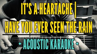 It's A Heartache / Have You Ever Seen The Rain - Dino (Acoustic Karaoke)