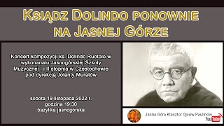 Koncert Jasnogórskiej Szkoły Muzycznej godz. 19:50 Jasna Góra 19.11.2022