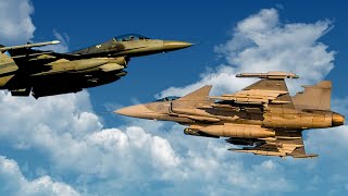 Gripen vs. F-16 Fighting Falcon _ Which Jet Would Win in a Dogfight?