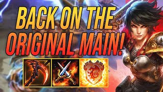 BACK TO THE ORIGINAL MAIN! Bellona Solo Gameplay (SMITE Conquest)