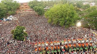 പൂരം ആഘോഷമാക്കി പൂരപ്രേമികള്‍; ആവേശത്തിന്‍റെ ഉച്ചസ്ഥായിയില്‍ തൃശൂര്‍ നഗരം | Thrissur pooram