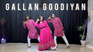 Gallan Goodiyaan - Wedding Dance Cover | Easy Choreography | Nayan Rathod | Jeel Patel | Sunny Badak
