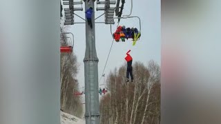 Drama na žičari - borba za život skijaša