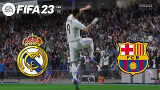 Semi Final - Real Madrid Vs Barcelona | Spanish Copa del Rey 2022/23 | FIFA 23 Gameplay