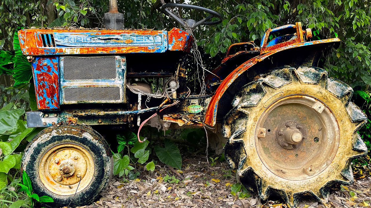 Full Restoration Of ISEKI TX1210 Old Tractor _ Restore And Revive ...