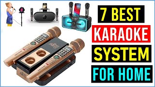 ✅Best Karaoke System for Home in 2024 | Top7: Best Karaoke Machine! With Buying Guide